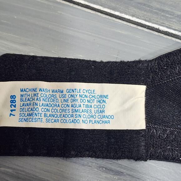 Vintage Sears Bra Underwire Black Floral 38C - Picture 9 of 9